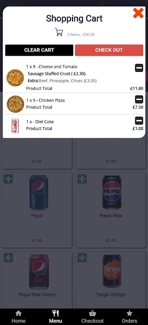 Adams Pizza Whitehaven Screenshot 0