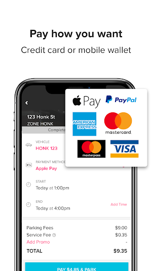 HonkMobile: Find & Pay for Parking Screenshot 2