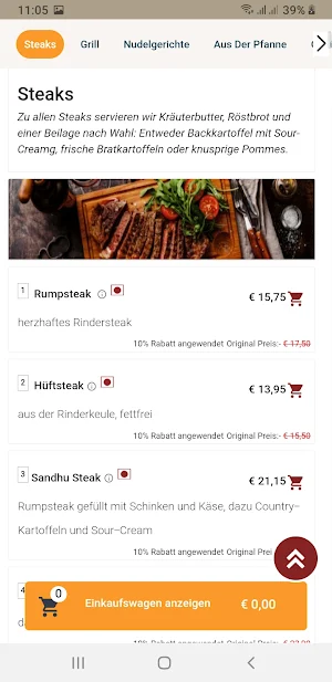 Sandhu Restaurant Screenshot 3