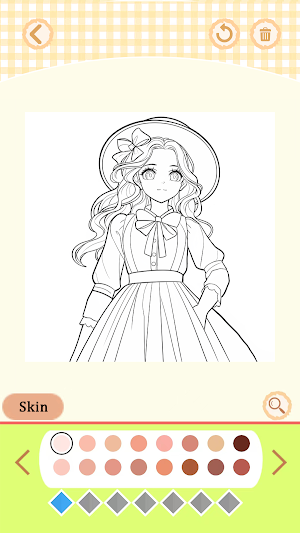 Girls Coloring Book:Color Game Screenshot 2