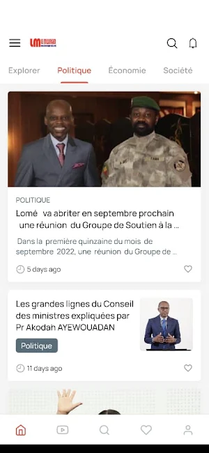Le messager actu Screenshot 1