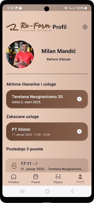 Re_Form Pilates Screenshot 3