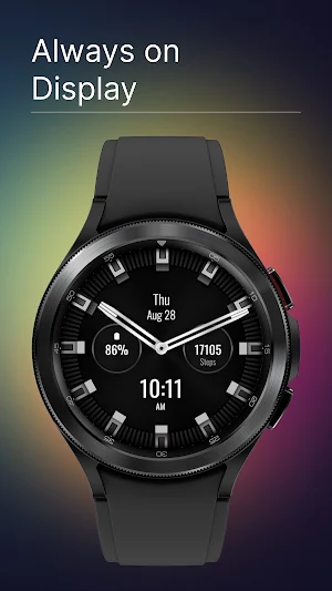 Dark Metal Watch Face Screenshot 3
