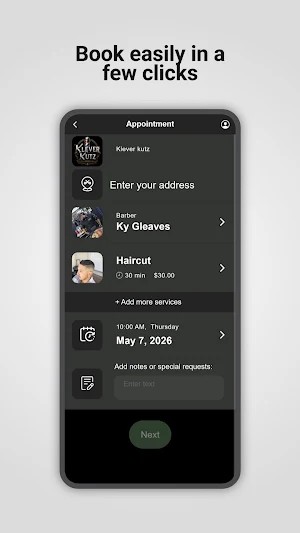 Klever kutz app Screenshot 2