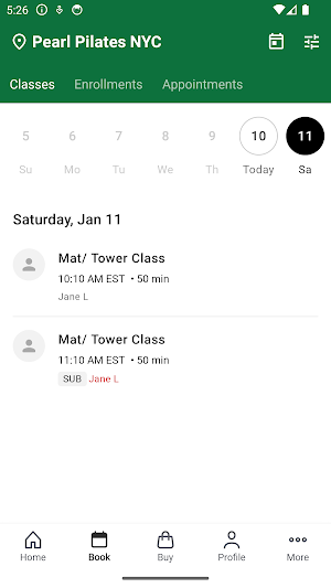 Pearl Pilates NYC Screenshot 1