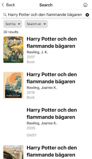Axiell Libraries App Screenshot 2