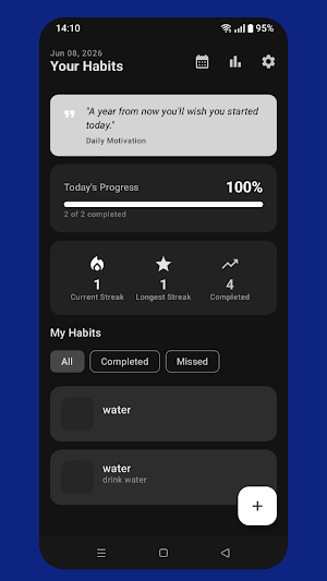 Habit Tracker Offline Screenshot 0