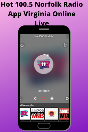 Hot 100.5 Norfolk Radio App Virginia Online Live Screenshot 1