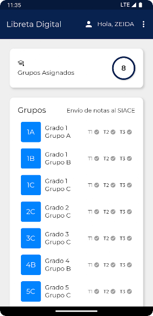 Libreta Digital Screenshot 0