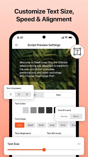 Teleprompter For Video & Audio Screenshot 2