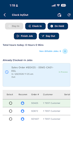 MacQueen Service App Screenshot 3
