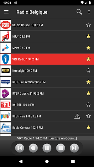 RADIO BELGIQUE : Radios belges en direct Screenshot 1