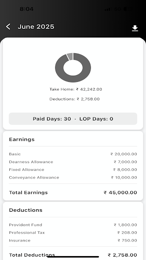 Kiework HRMS Screenshot 2