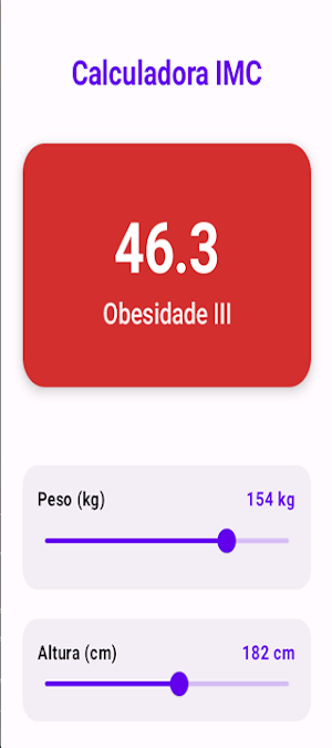 Calculadora IMC 2.0 Screenshot 2