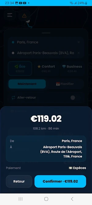 BLACKBIRD VTC - CHAUFFEUR Screenshot 3