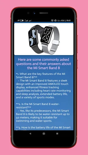 mi smart band 8 guide Screenshot 2