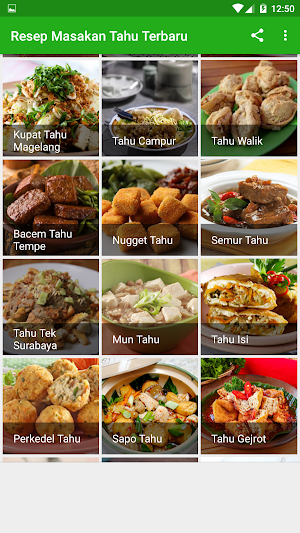 Resep Masakan Tahu Screenshot 3