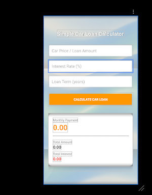 Car Loan Calculator Screenshot 1