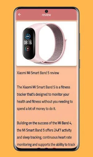 Xiaomi Mi Smart Band 5 guide Screenshot 1