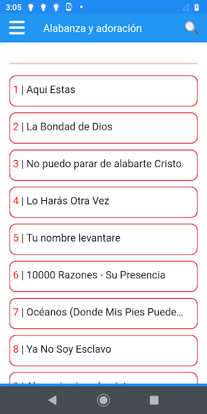Praise and Worship in Spanish Screenshot 0