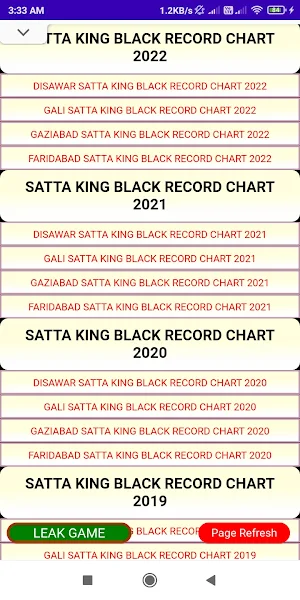 Satta King Black Screenshot 2