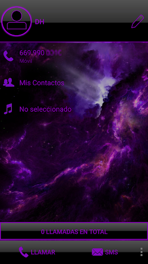 THEME SPACE 2 PURPLE EXDIALER Screenshot 3