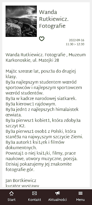 Biennale Fotografii Górskiej Screenshot 2