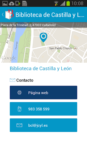 Biblio JCyL: Bibliotecas CyL Screenshot 2