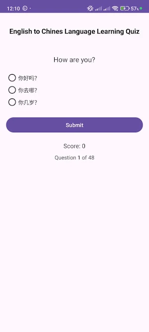 English to Chinese learning Screenshot 1