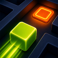 Rush Orange: Sliding Maze