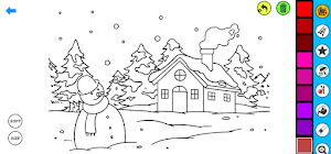 Snowman Coloring Pages Screenshot 1
