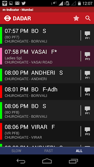 m-Indicator- Mumbai - Live Train Position Screenshot 3
