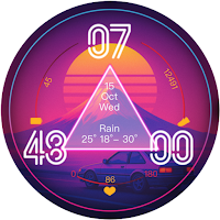 Fuji: Vaporwave Watch Face