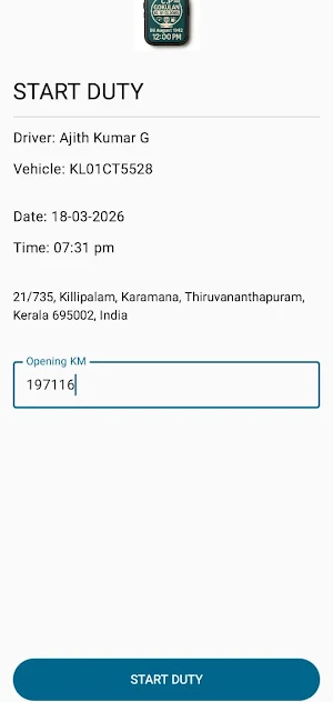 TripSheet Screenshot 1