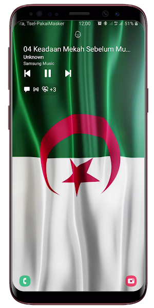 Algeria Flag Live Wallpaper Screenshot 3