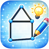 One Line Draw – Brain Puzzle