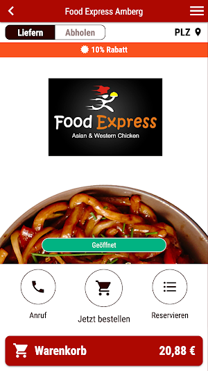Food Express Amberg Screenshot 0