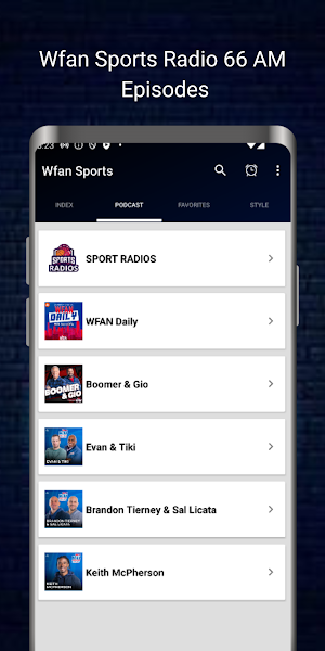 Wfan Sports Radio 66 AM Screenshot 2