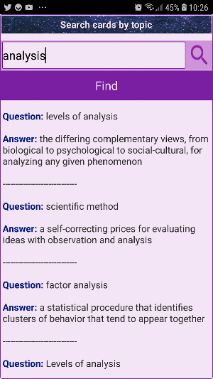 Psychology Body of Knowledge:C Screenshot 3