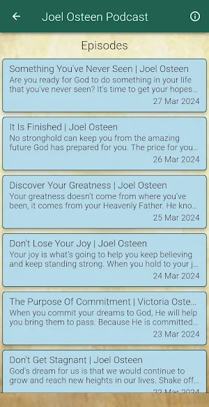 Joel Osteen Messages Screenshot 3