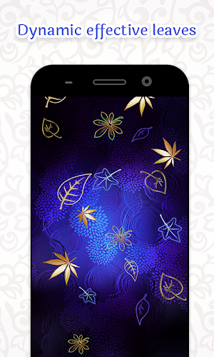 Neon Leaves Live Wallpaper Screenshot 1
