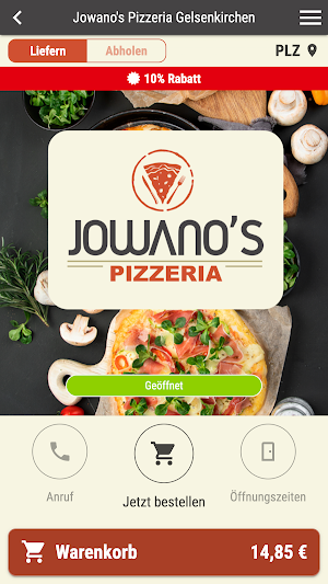 Jowano's Pizzeria Screenshot 0
