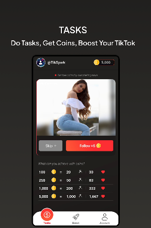 TikSpark - Followers, Likes Screenshot 2