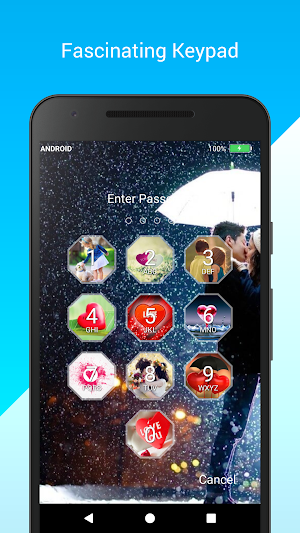 Love Screen Lock - Time Password Screenshot 1