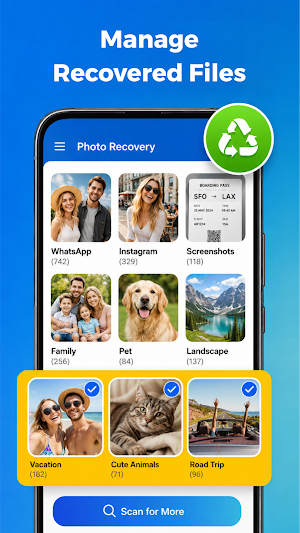 Photo Recovery: Restore Files Screenshot 2