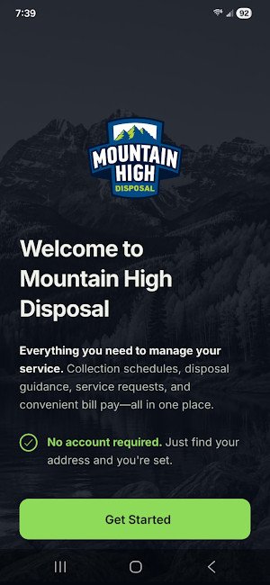 Mountain High Disposal Screenshot 0