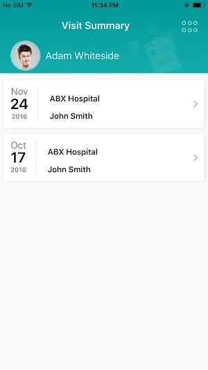 Nourish PHR Screenshot 2