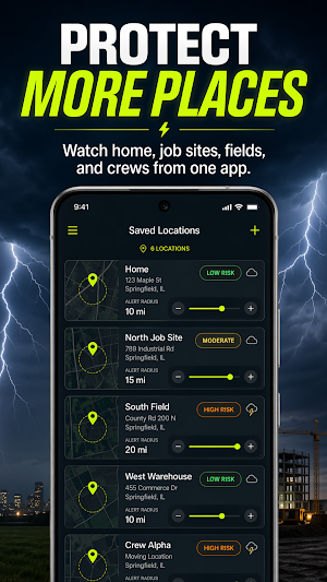 Lightning Tracker & Radar Map Screenshot 3