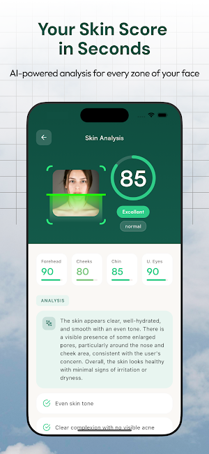 Acne Scanner Skincare - AiSkin Screenshot 1