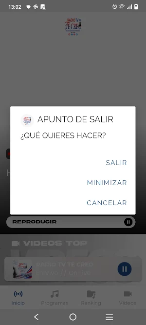 Radio TV Te Creo Screenshot 3